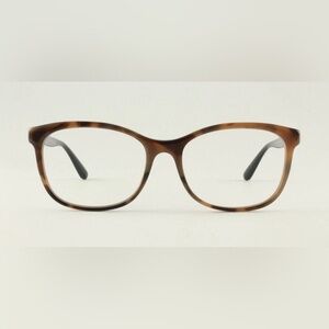 Authentic Burberry B 2242 3623 53mm Brown‎ Marble Black Frames Glasses Italy